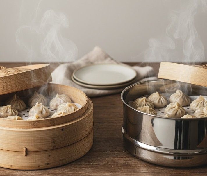 Bamboo vs Stainless Steel Steamers 