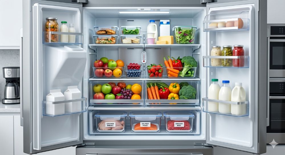 Proper Food Placement in Refrigerator